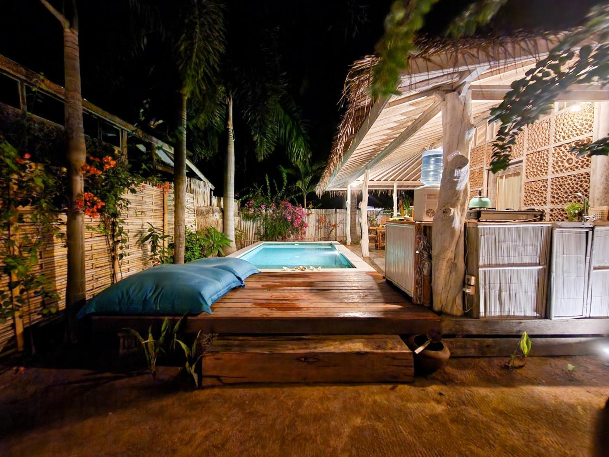 Bamboo Lodge Gili Trawangan Esterno foto