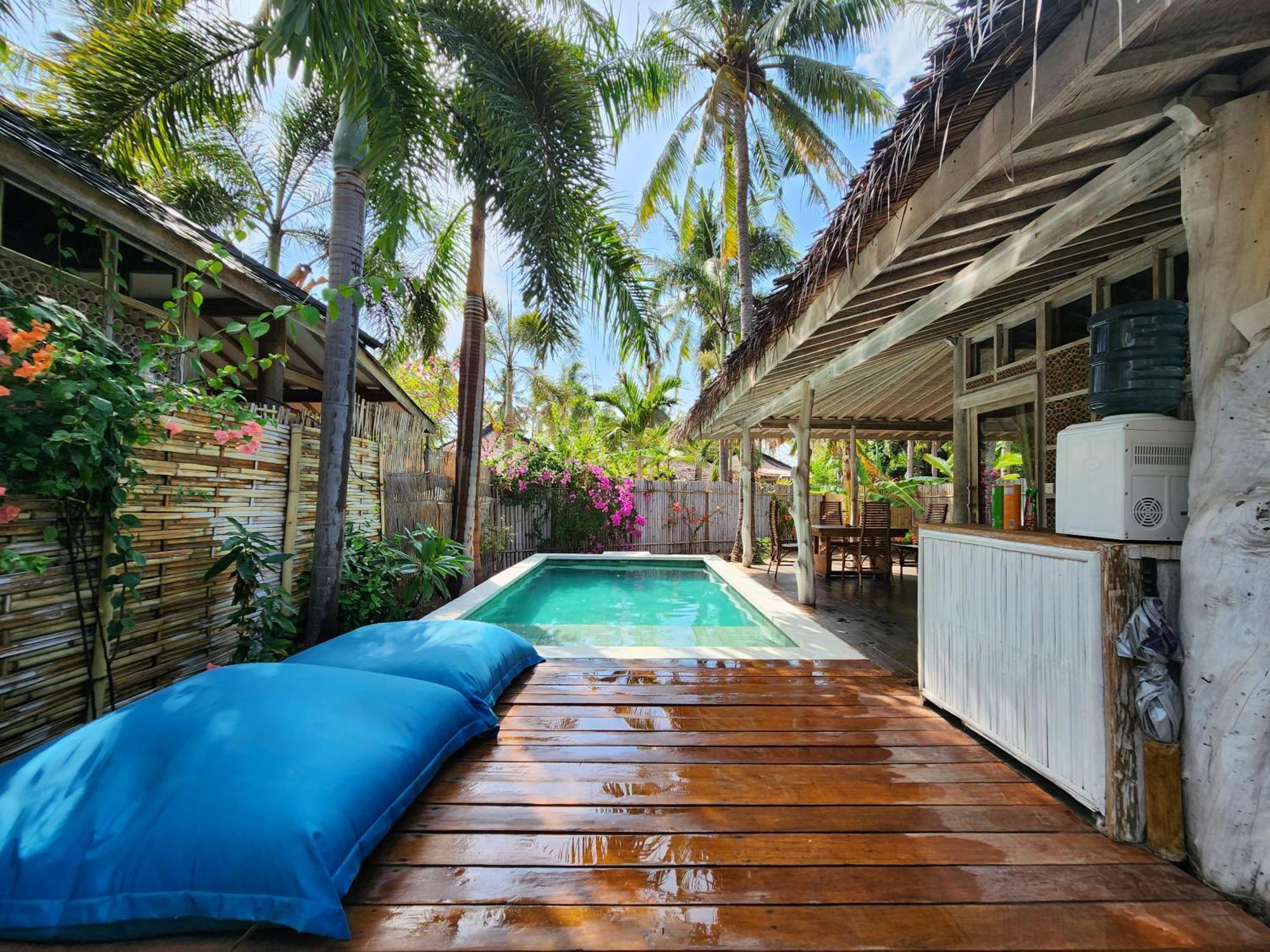 Bamboo Lodge Gili Trawangan Esterno foto