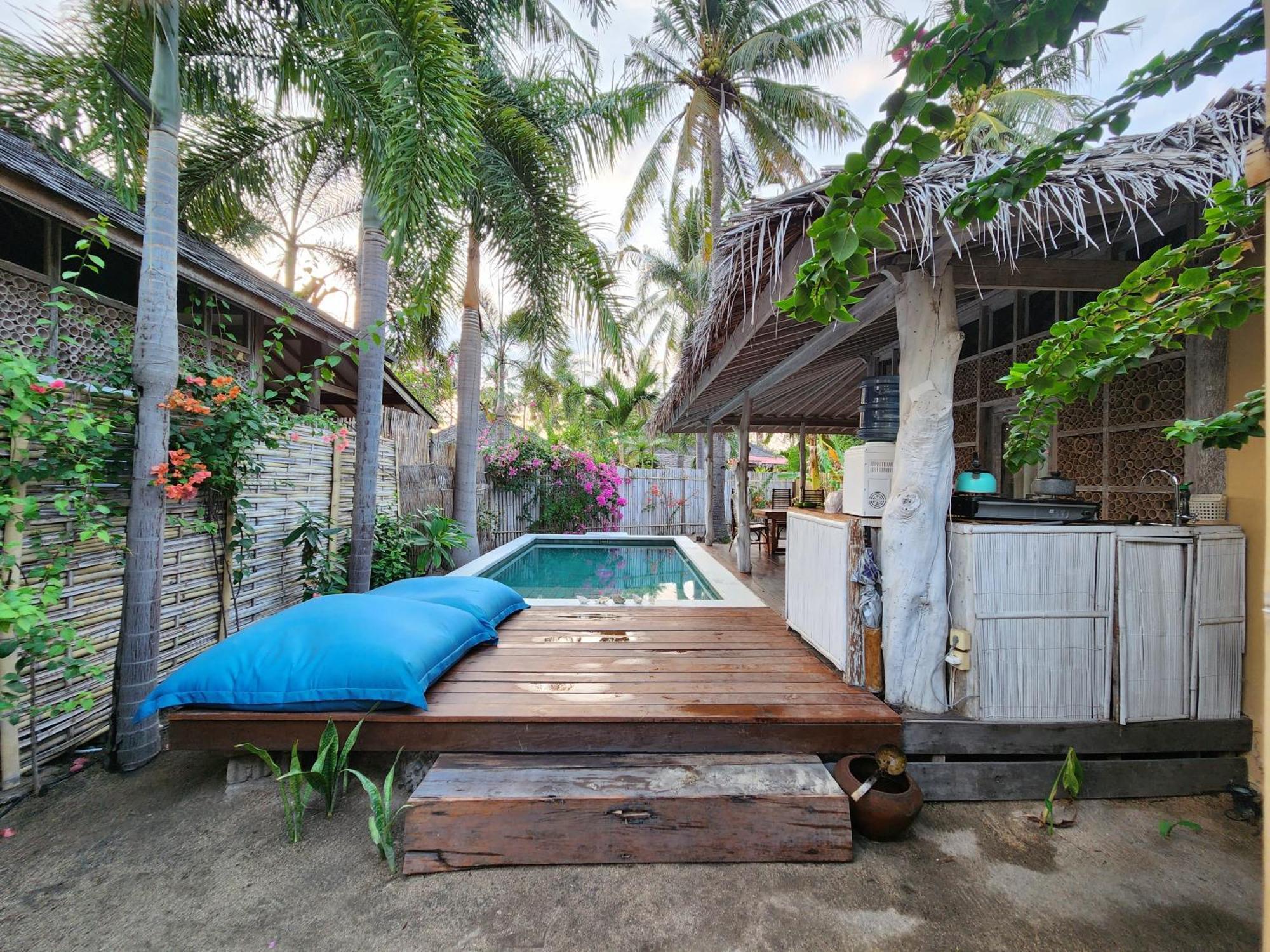 Bamboo Lodge Gili Trawangan Esterno foto