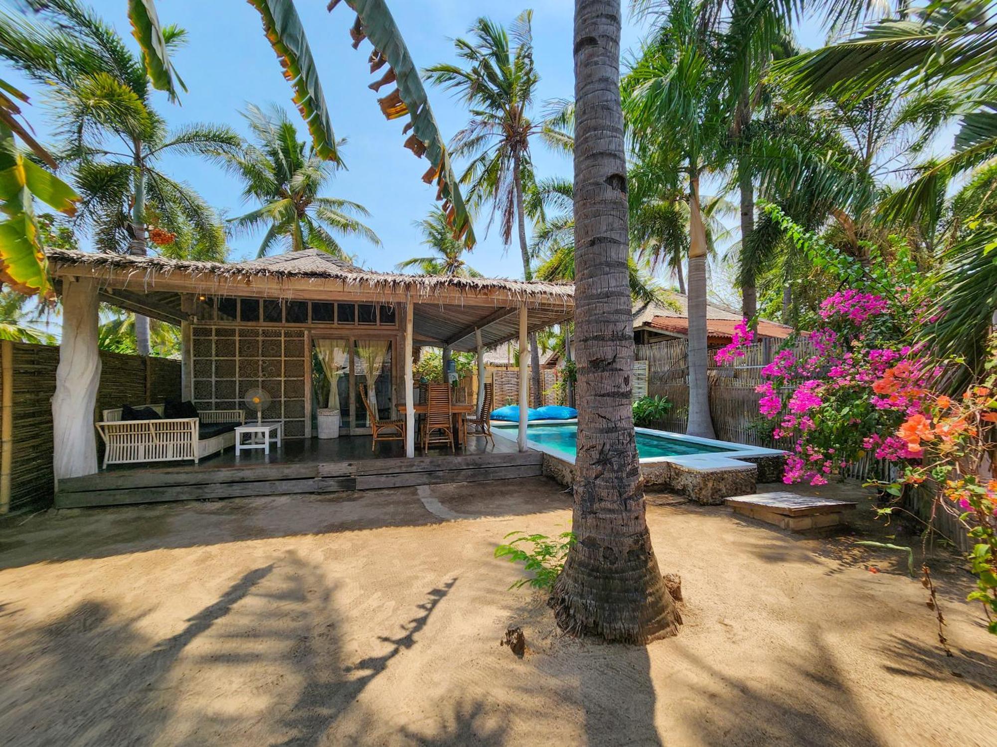 Bamboo Lodge Gili Trawangan Esterno foto
